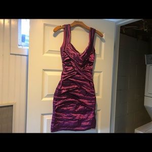 Gorgeous Plum Nicole Miller Size 2 dress!